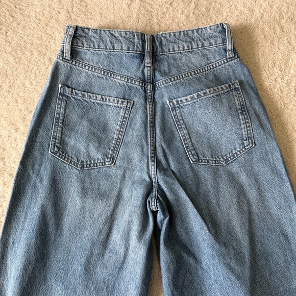 TRIARCHY x Anthropologie Wide Leg Highwaisted Jeans sz 26 - Picture 8 of 11
